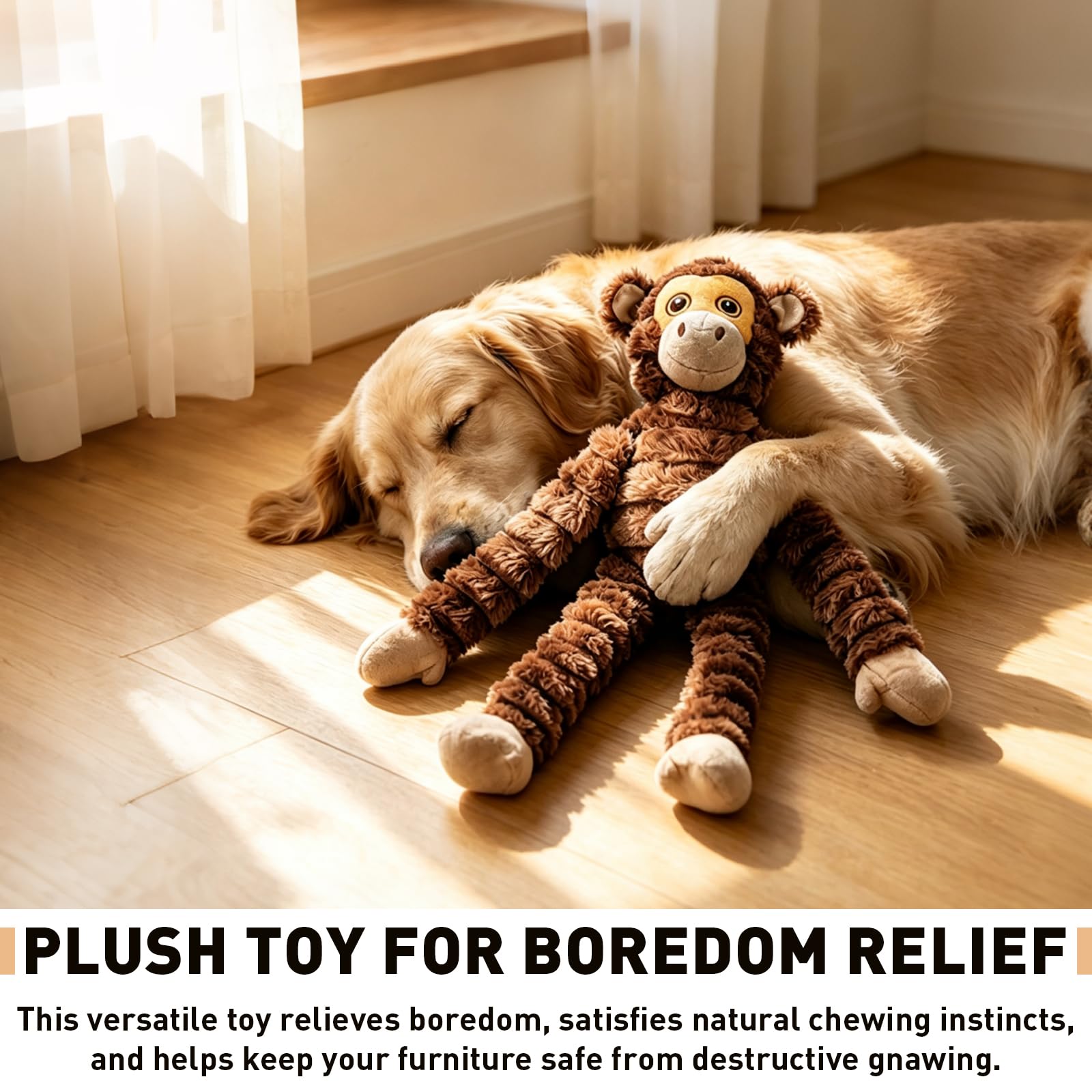 Jouet couineur en peluche, grand jouet pour chien pour mâcheurs