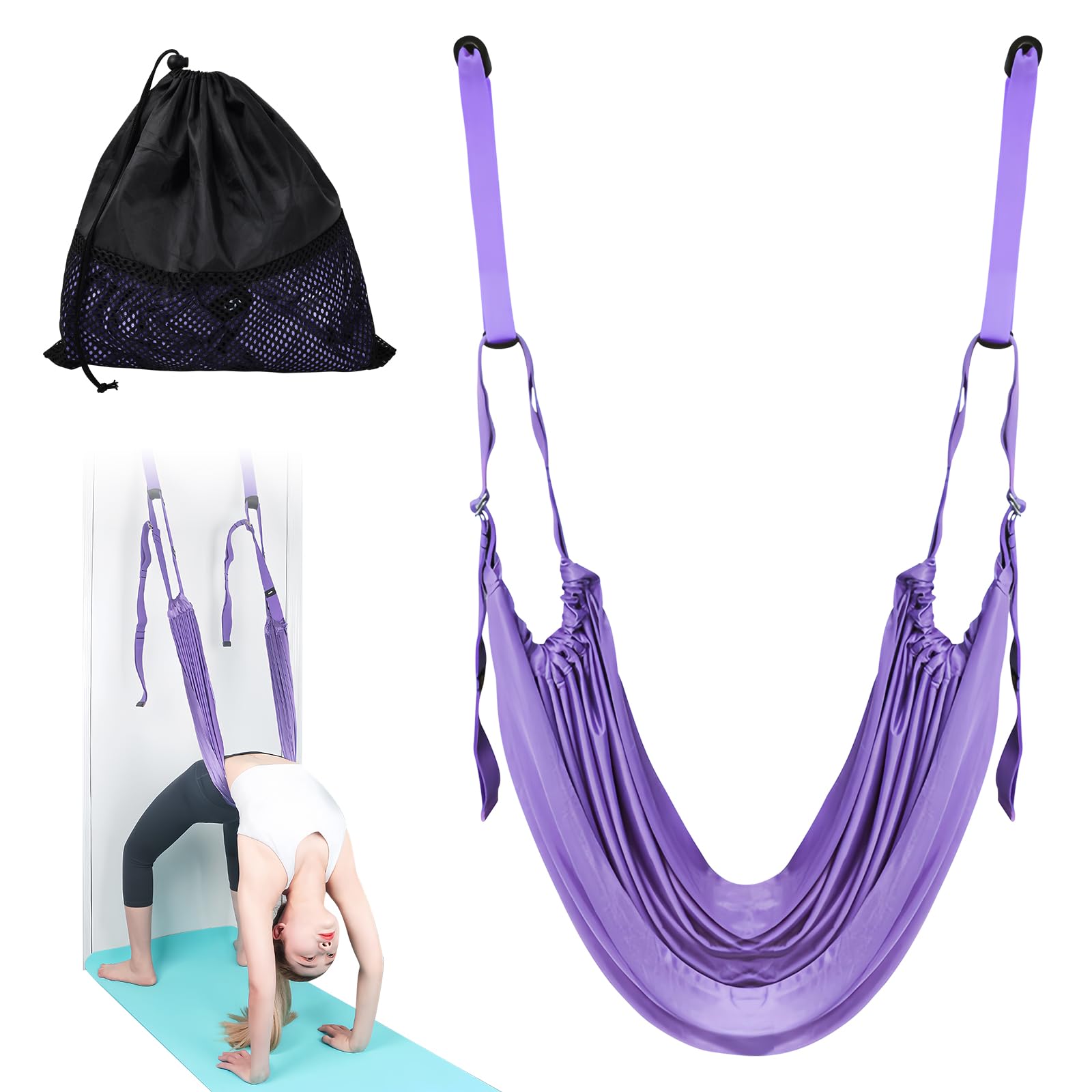 Ensemble hamac de yoga aérien iPalamila, balançoire de yoga aérien, hamac nid, hamac de yoga, capacité