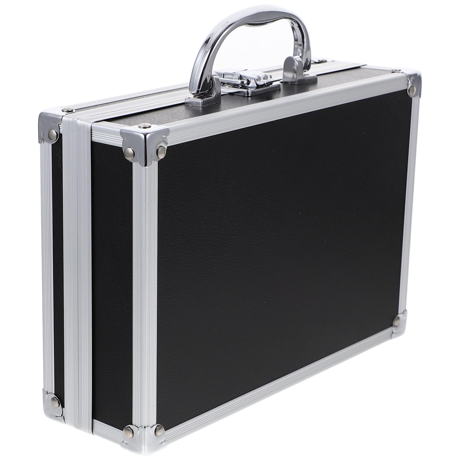 Healeved Valigetta in Lega di Alluminio Compatta 23X16X7 CM Maniglia Ergonomica Custodia Rigida Multifunzionale per Utensili e Strumenti Resistente Agli Urti per Uso Professionale e