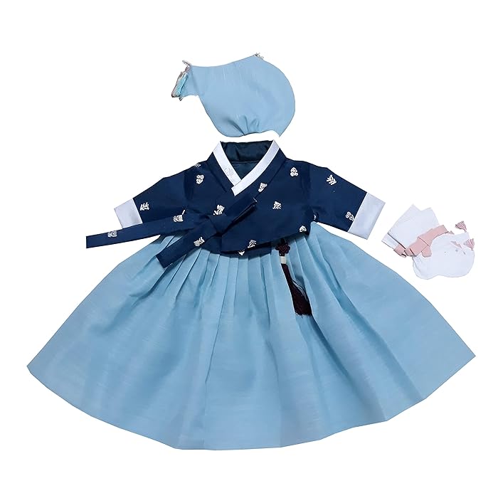 Buy 100 Day Birth Korea Baby Girl Hanbok Traditional Dress Outfits