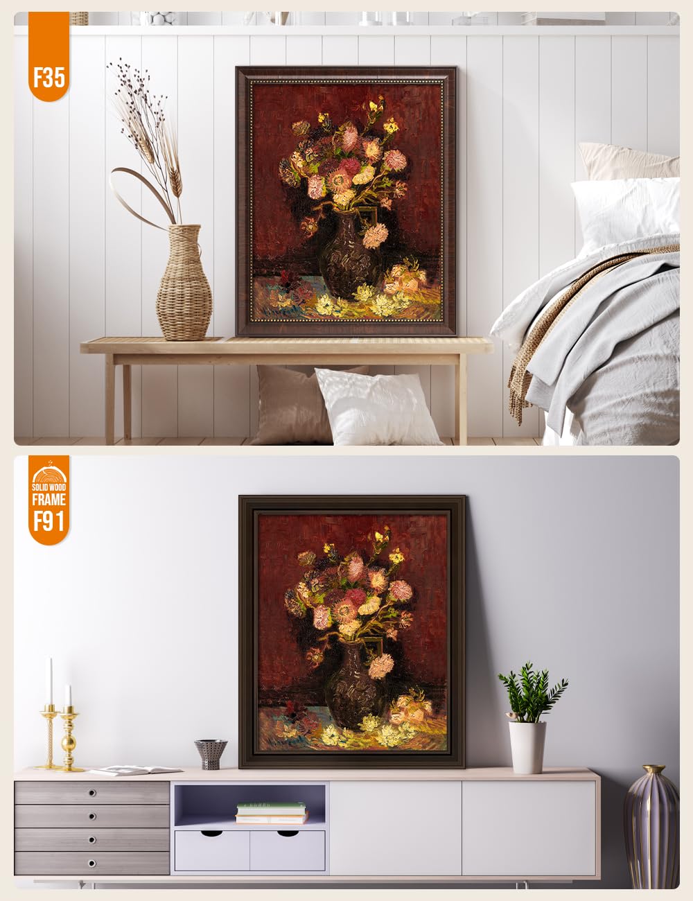 Amazon.co.jp: DECORARTS - 花瓶 with Asters And Phlox 1886