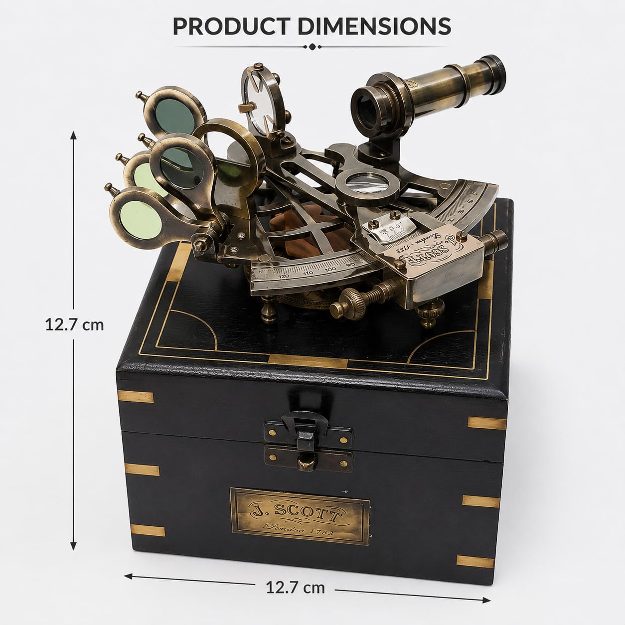 Amazon.co.jp: Nautical Sextant J.Scott London ヴィンテージ 真鍮
