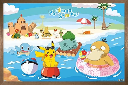 Miniatura 1 de Trends International Pokémon - Summer Wall Poster