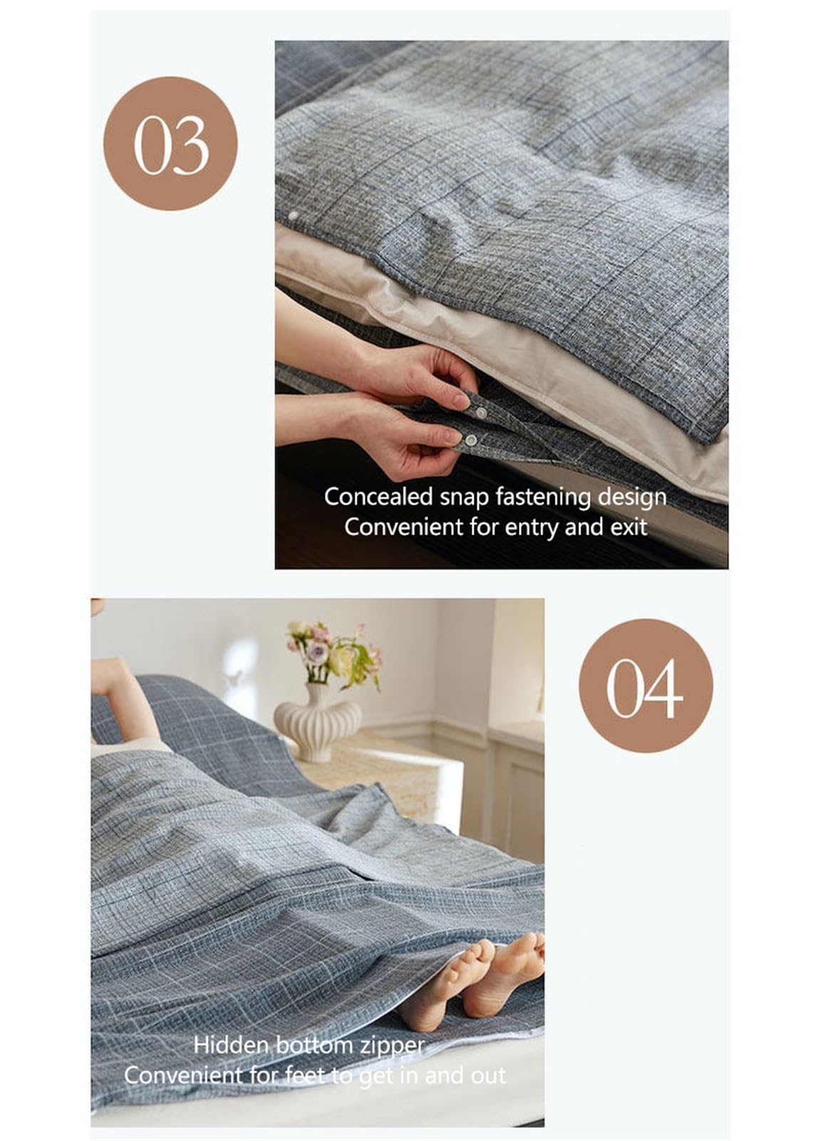 Drap de Sac de Couchage de Voyage en Gaze de Coton Double Couche, légère et compacte, Sac à Viande Couchage Portable Voyage Camping hôtel randonnée
