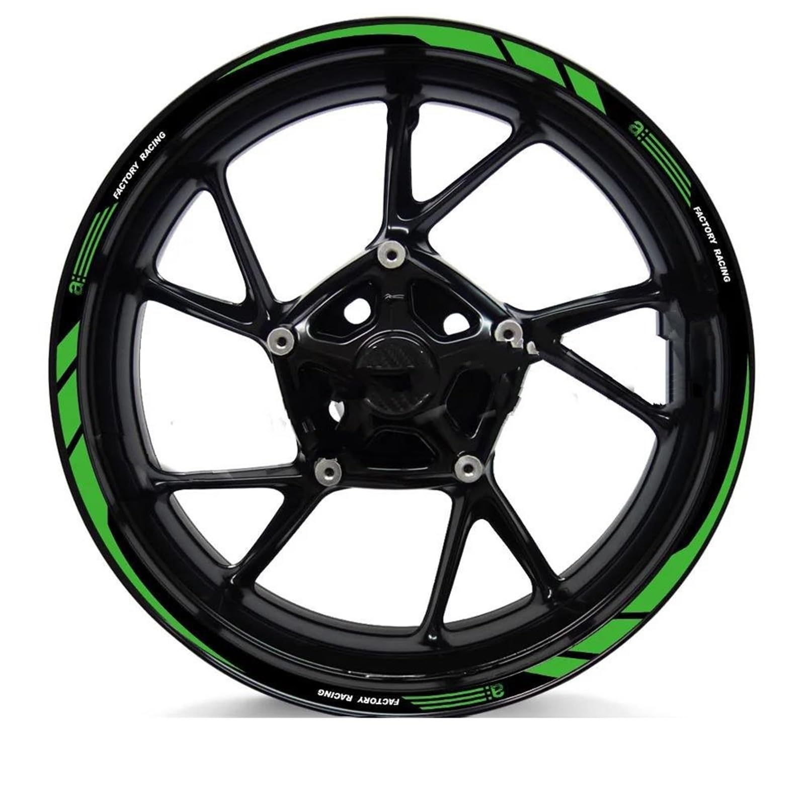 Motorcycle Wheel Rim Sticker Stripe Decal for Aprilia for Racing for Tuono V4 1100 RSV4 RS150/250/660 GPR APR Wheel Rim Sticker(Color9)
