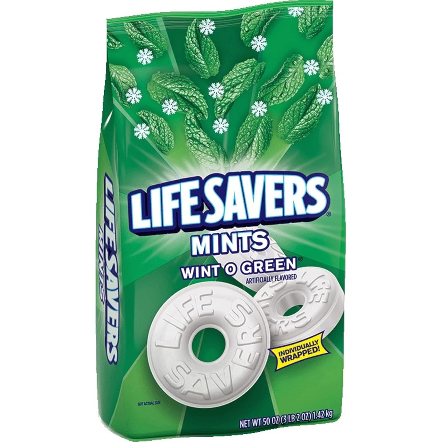 Buy Life Savers Wint O Green Mints Bag 3 lb. 2 oz Online at Lowest