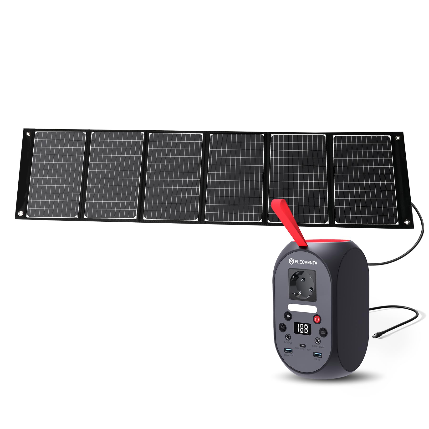 batteria solare lifeqode 99wh con pannelli fotovolatici