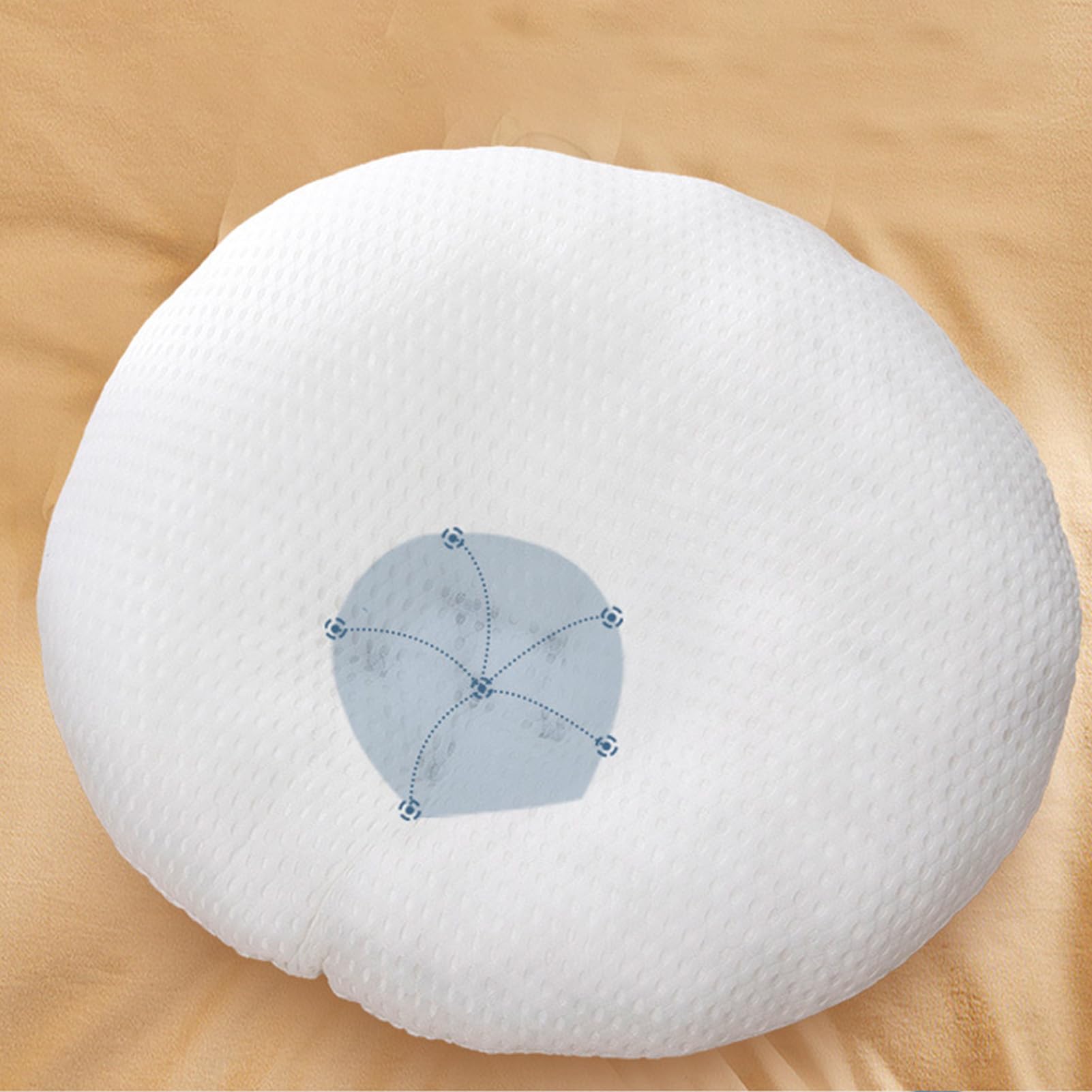 Almohada para amamantar al bebé, cojín para amamantar, cojín para prevenir náuseas, Almohada de Lactancia con inclinación para recién Nacidos. (Tipo C)