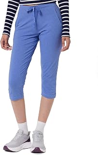Van Heusen Women’s Cotton Lounge Capri | Drawstrings & Side Pockets | Cotton Stretch | Smart Tech Finish | Sweat Absorbent... Price In India