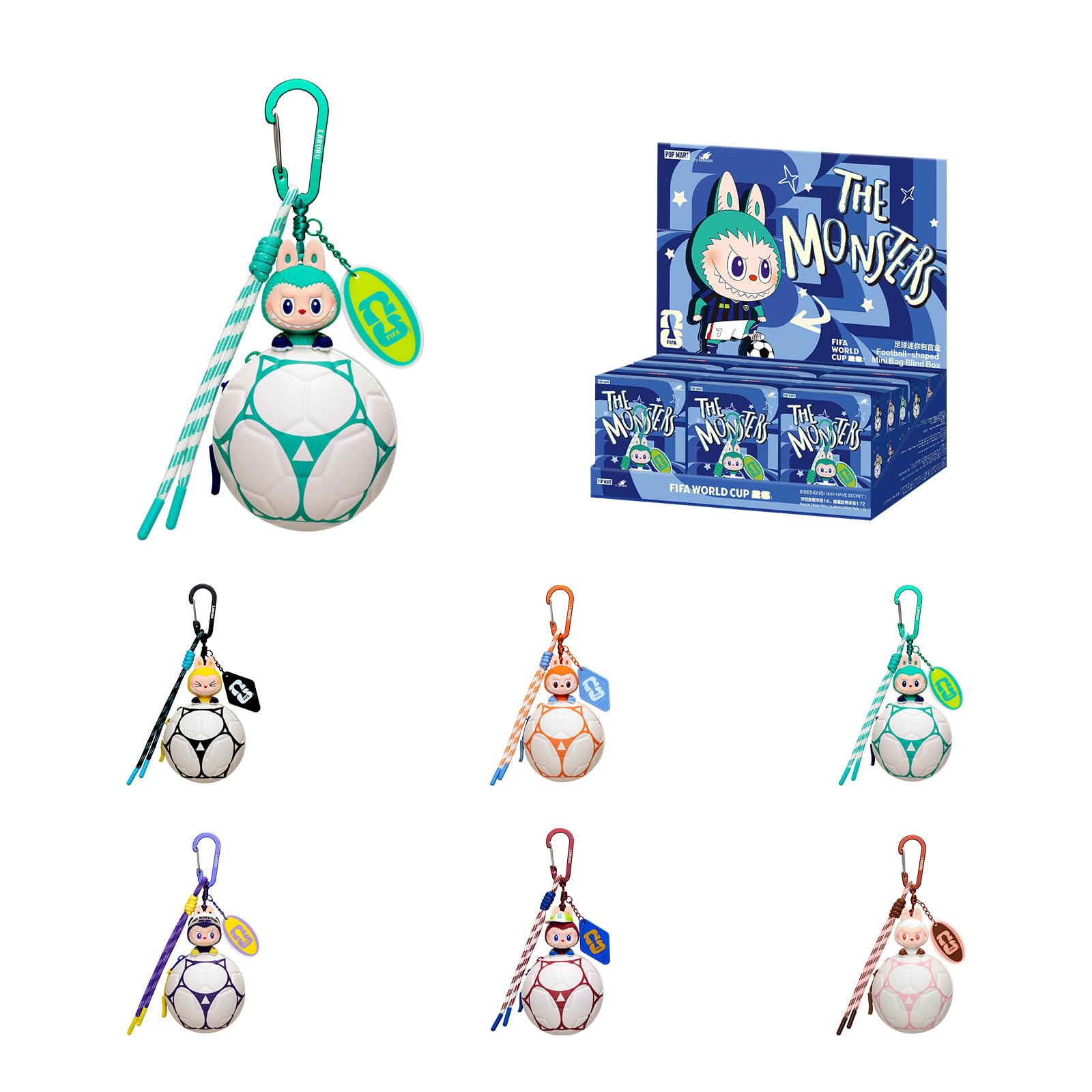 Amazon | 【POP MART 公式ストア】THE MONSTERS × FIFA サッカーミニ
