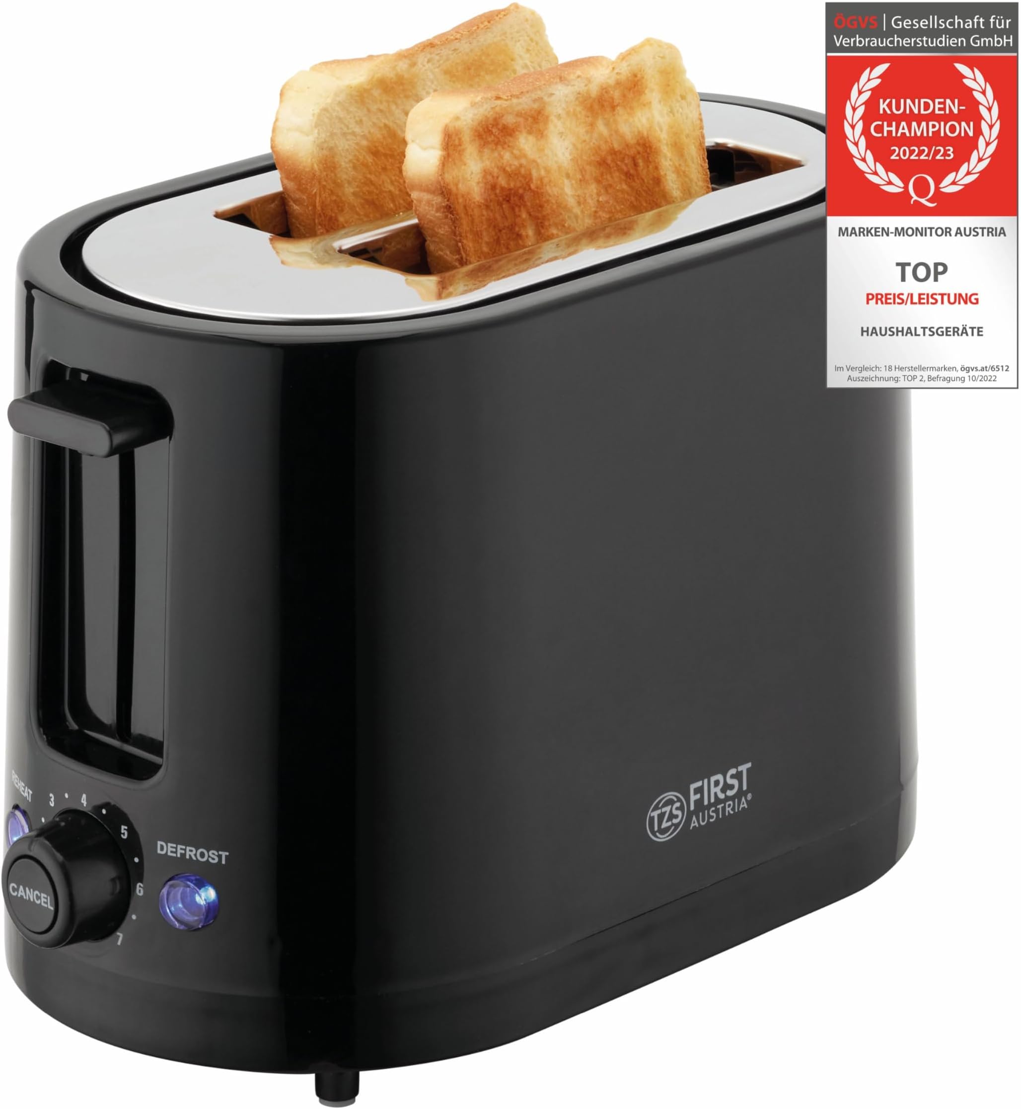 Toaster Mit SEVERIN Automatik-Toaster, Toaster mit Brötchenaufsatz, hochwertiger ...