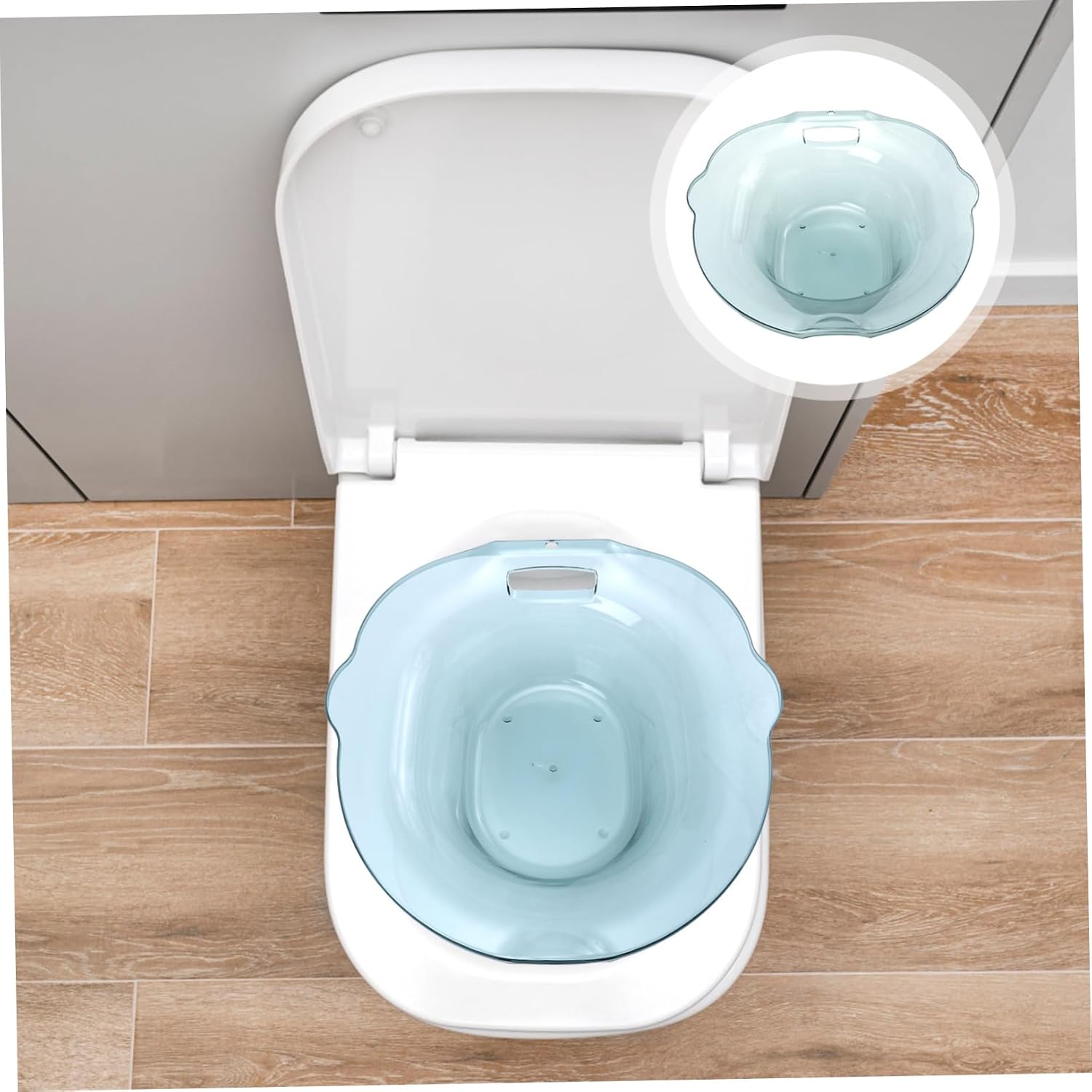 FOMIYES Postoperative Sitz Bath Basin Pregnancy Sitz Bath Relief Non-Slip Easy Cle