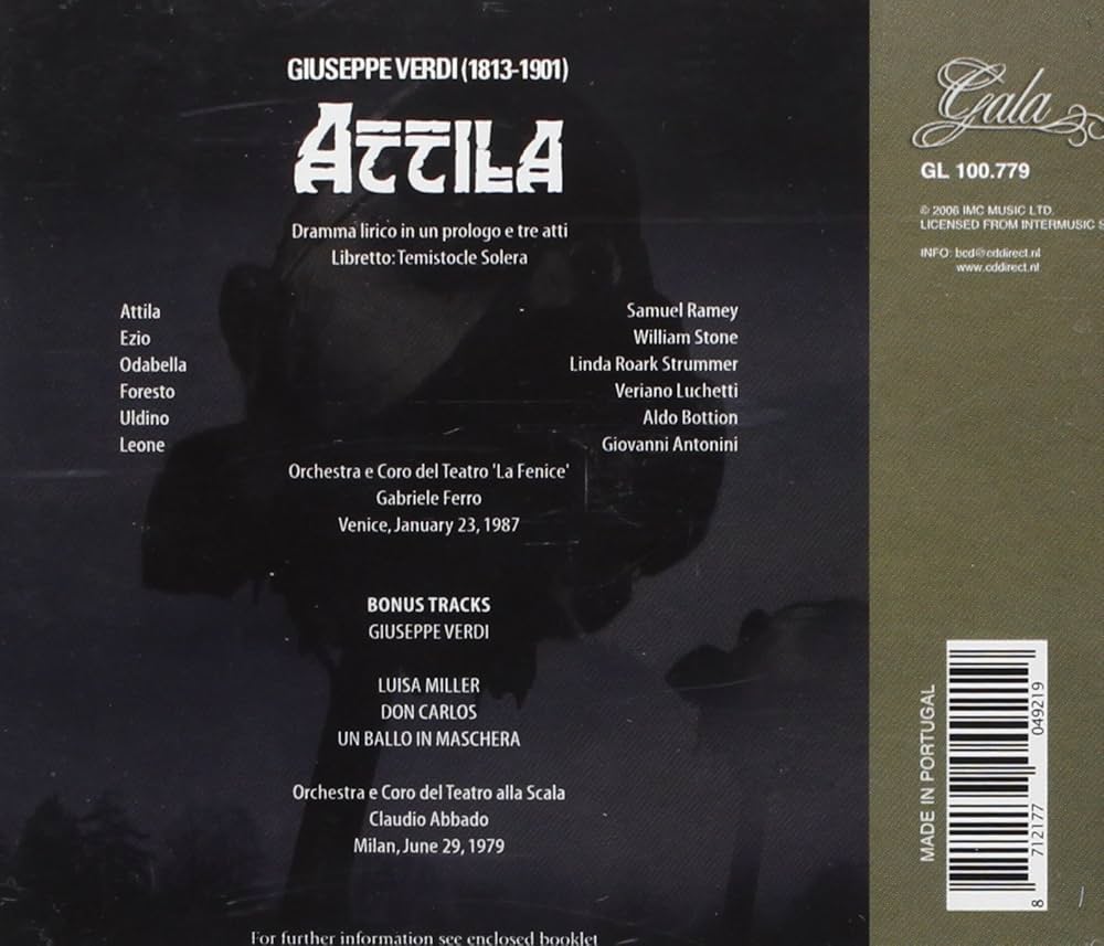 その他 Verdi: Attila [Blu-ray] [Import] khxv5rg Amazon.co.jp: Attila: Music