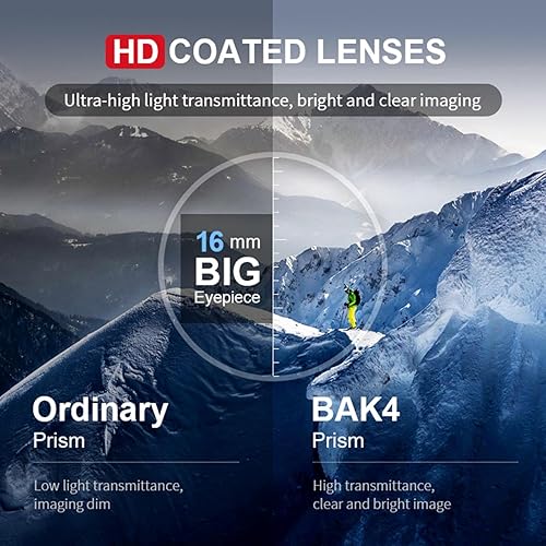 Miniatura 2 de XuNada High Clarity Telescope, 60x60 Binoculars 10000m High Power for Outdoor Hunting Optical Night Vision Binocular Fixed Zoom