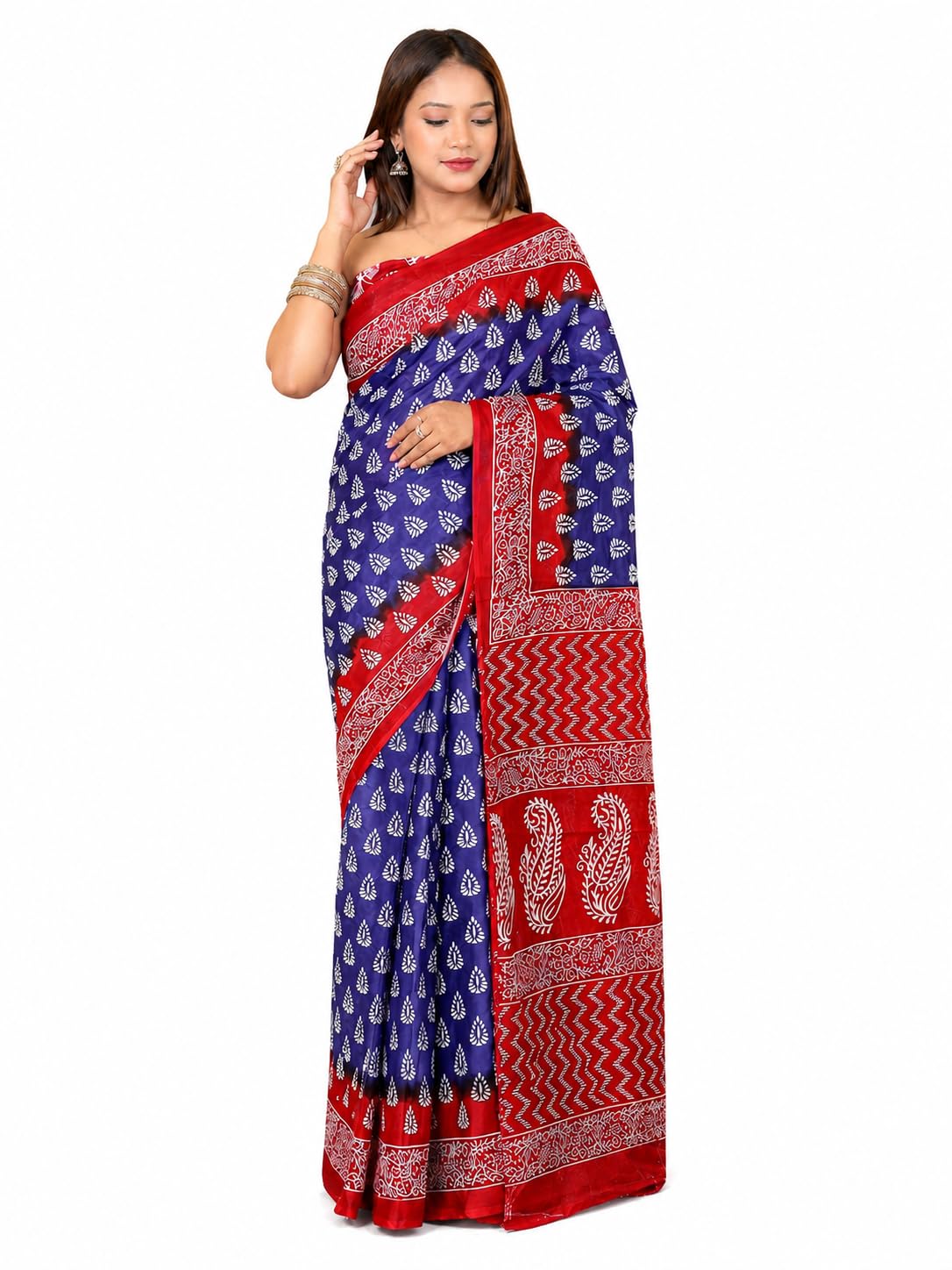 Pure Cotton Saree with Blouse Piece-picture-52