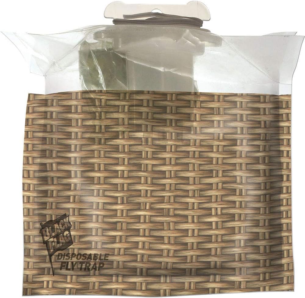 Black Flag Disposable Fly Trap, Attracts All Major Fly Species