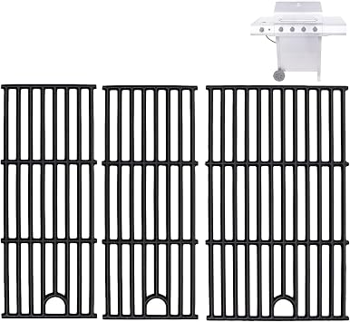 17" Charbroil Performance 4 Burner Grille Grill Grate 463354021 463365522 4633521 46366022 463351221 G426-0005-W1, Cooking Grate for Charbroil Grill Replacement Parts 4