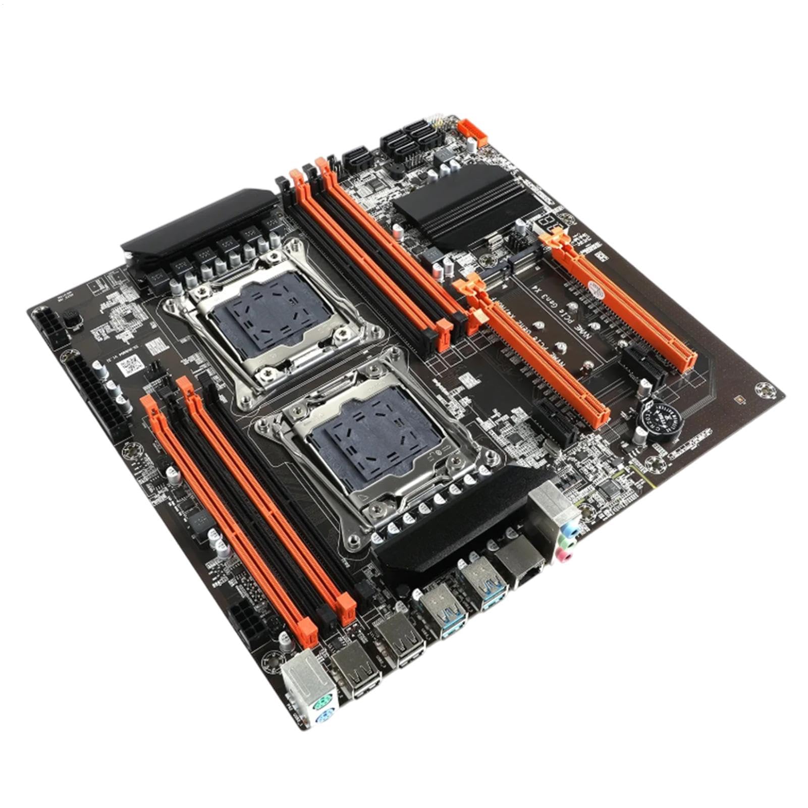 Scheda madre per PC per computer, Scheda madre per giochi per computer | Scheda madre per PC a doppio canale X99 Scheda madre per CPU da 256 GB,PC Mainboard USB 3.0 Schede madri per computer per com