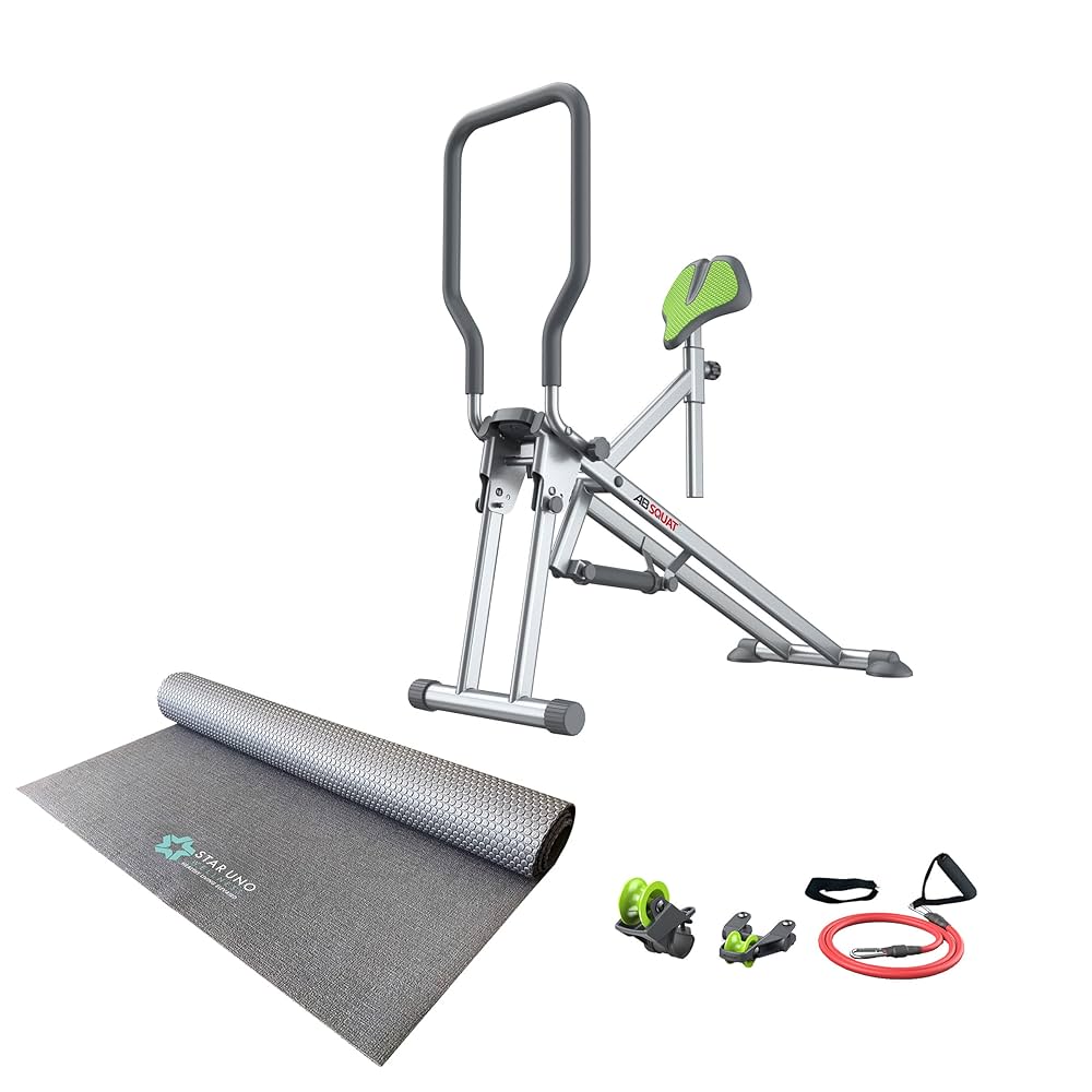 エクササイズ&フィットネス Star Uno Ab Squat スクワット 腹筋 Amazon.com : Star Uno Ab Squat Deluxe System with Mini Gym