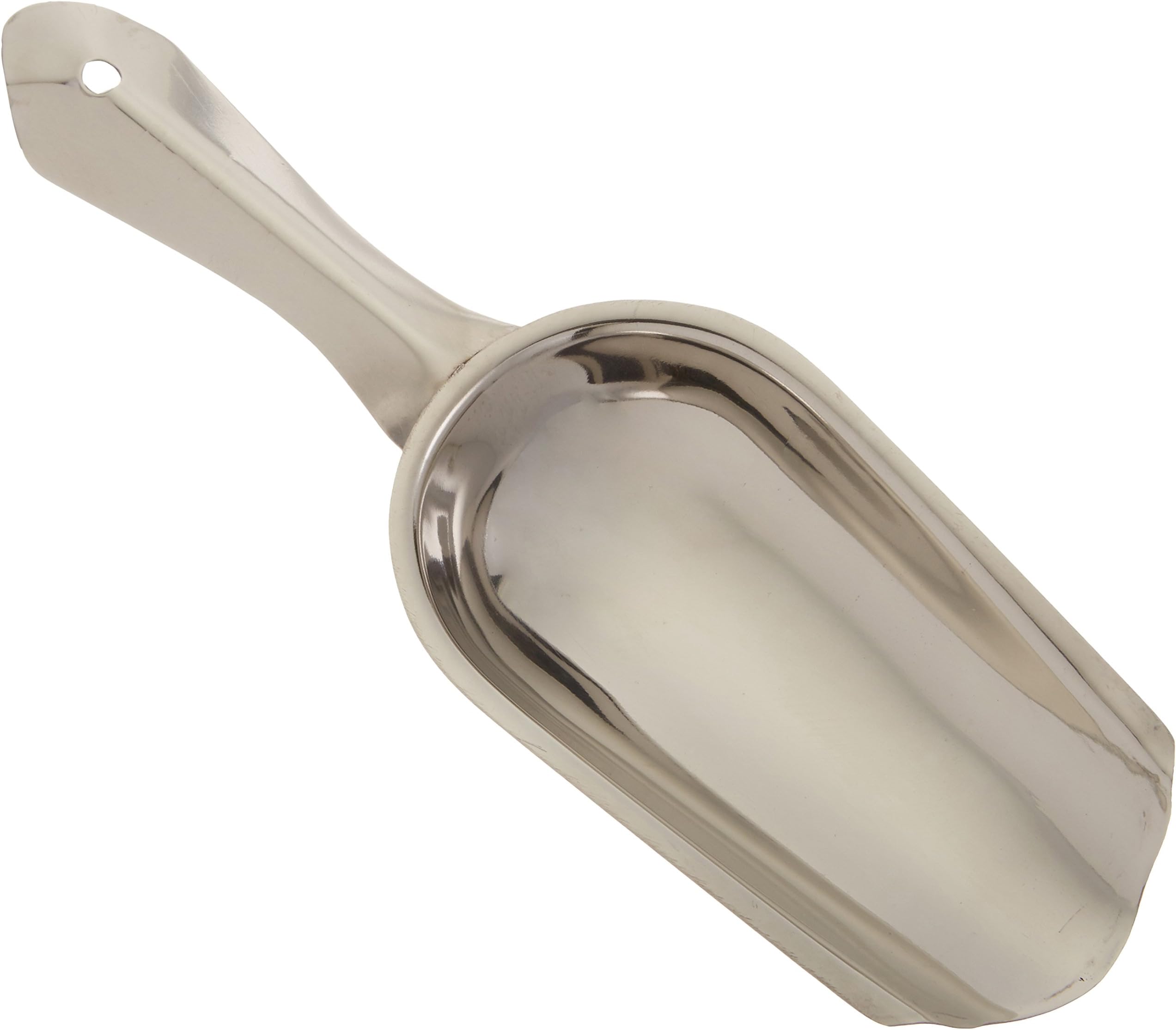 Stainless Steel 4 Ounce Ice Scoop, Medium