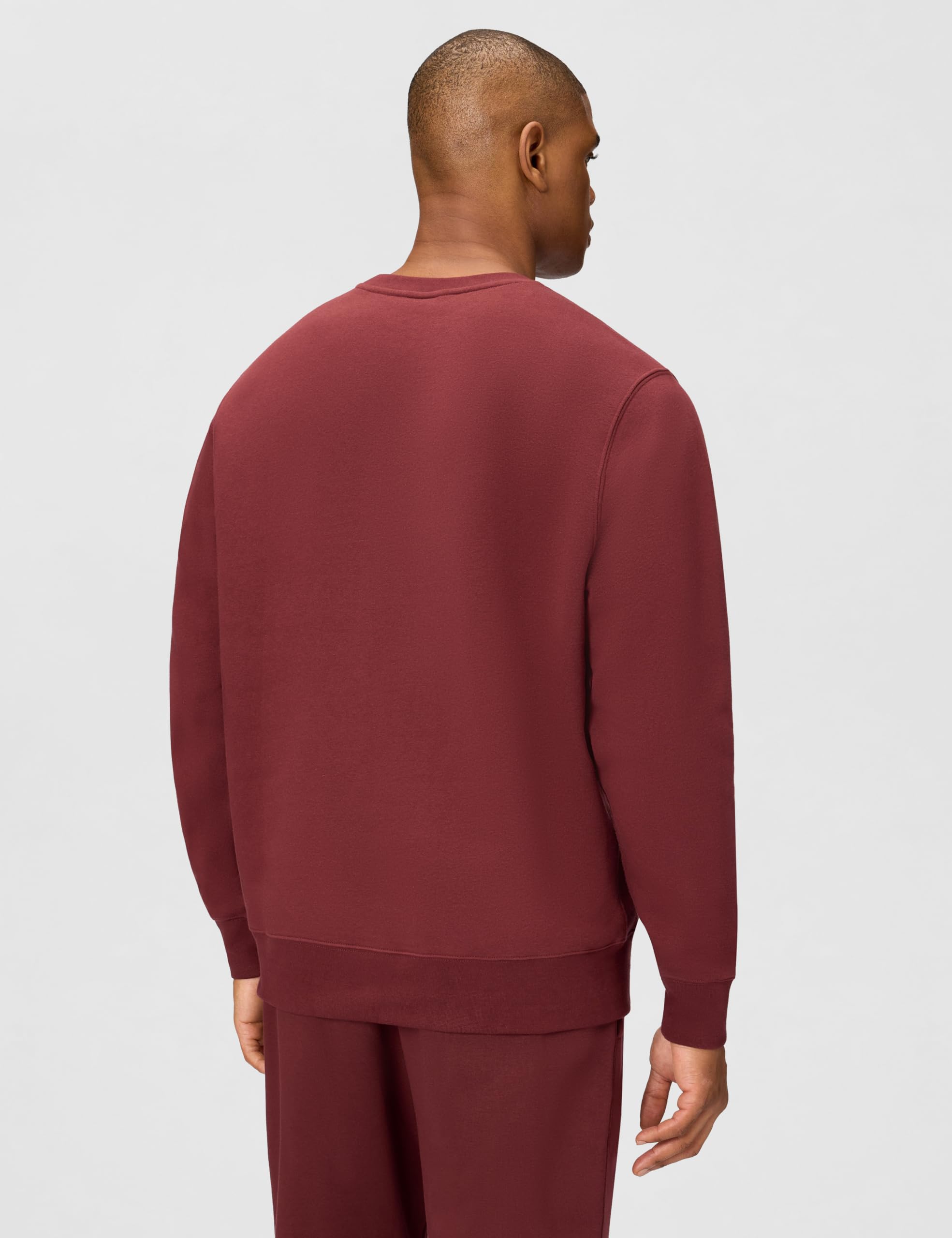 NIKE Felpa da Uomo Girocollo Club Fleece Bordeaux