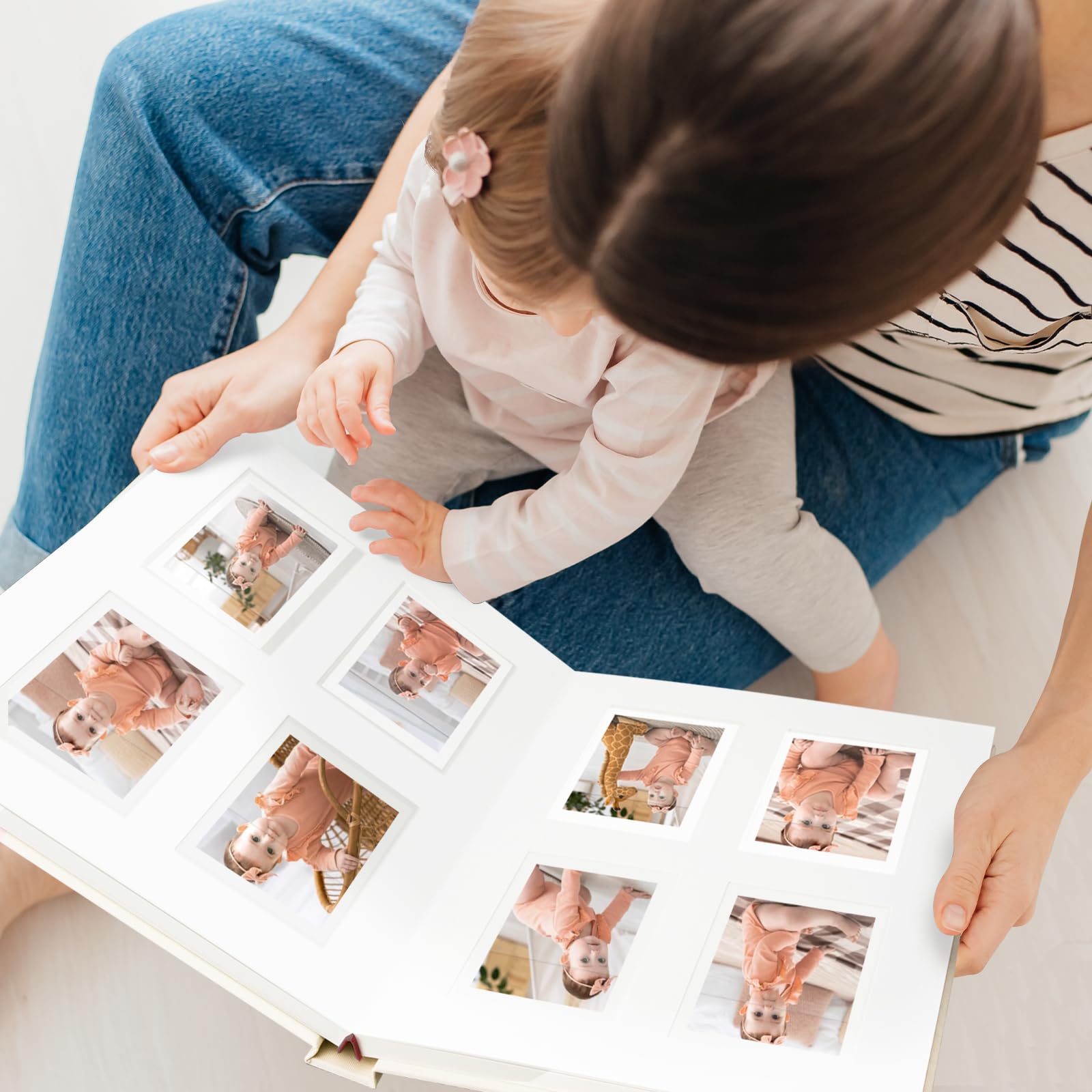 Vienrose Instax Mini Fotoalbum 104 Taschen für 54x86 mm Fotos Aqua