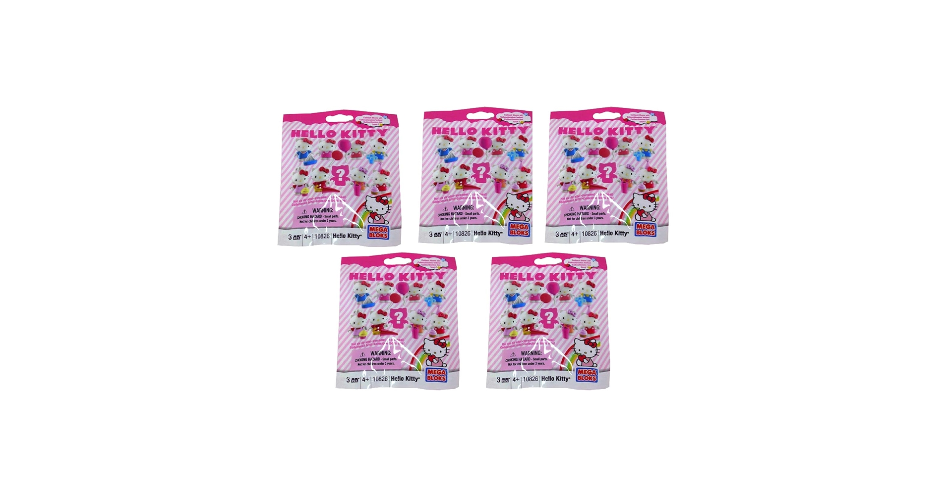 HELLO KITTY＊５個セット＊ Amazon.co.jp: ハローキティ メガブロック 5個セット シリーズ1