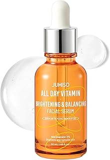 JUMISO All Day Vitamin Balancing Facial Serum - Korean Skincare 86.14% Vitamin Tree Extract 2% Niacinamide Hydrating Glow Face Serum Vegan Dermatologist Tested 1.69 fl oz