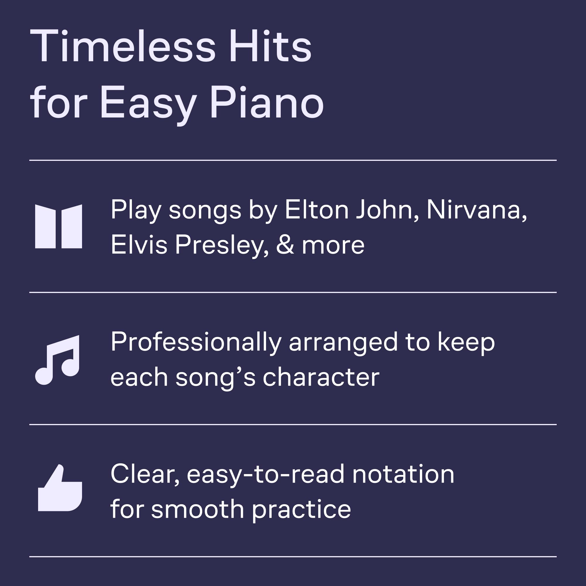 Easy Piano White Pages