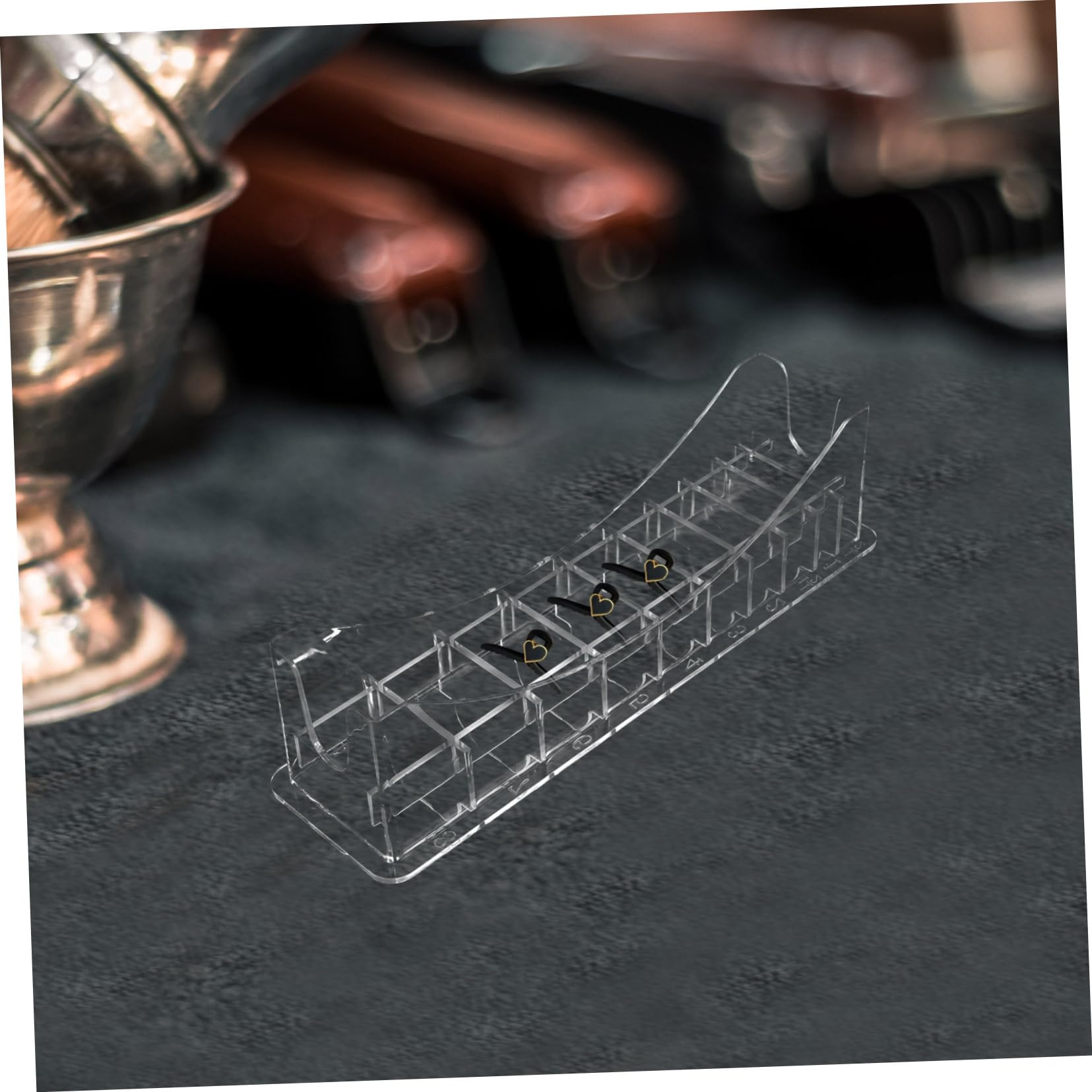 TOVINANNA Hair Supplies Hair Clipper Storage Box Clipper Guard Holder Shear Cases for Hairstylists Barbershop Container Box