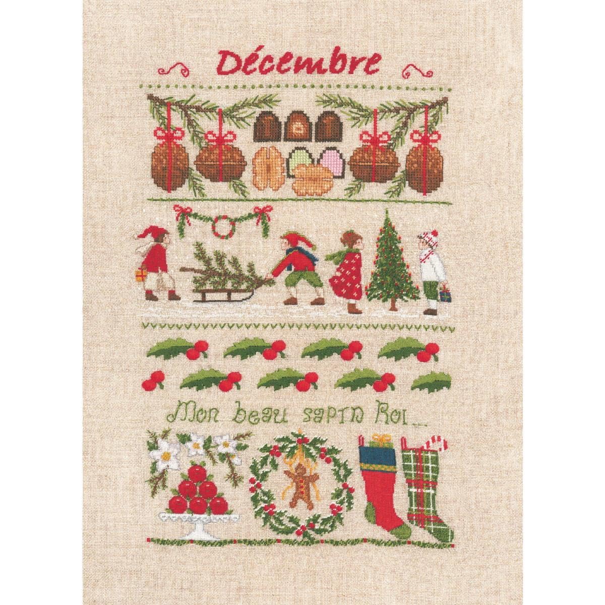 Le Bonheur des Dames Kit per ricamo a punto croce Petit Point