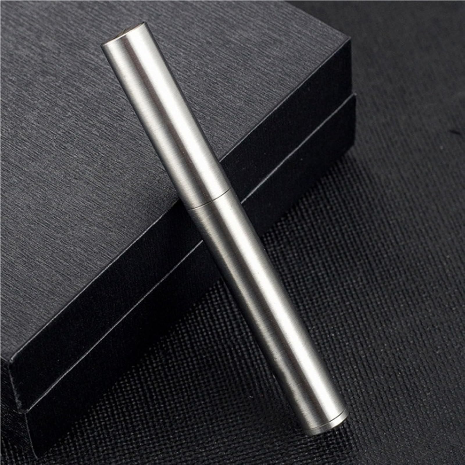 Bxfffceo Silver Oil Lighter, Cigarette Shaped Lighter, Folding Brass Lighter, Vintage Trench Lighter, Kerosene Lighter, Traditional Lighter, Oil Lighter Fashion(Silver)