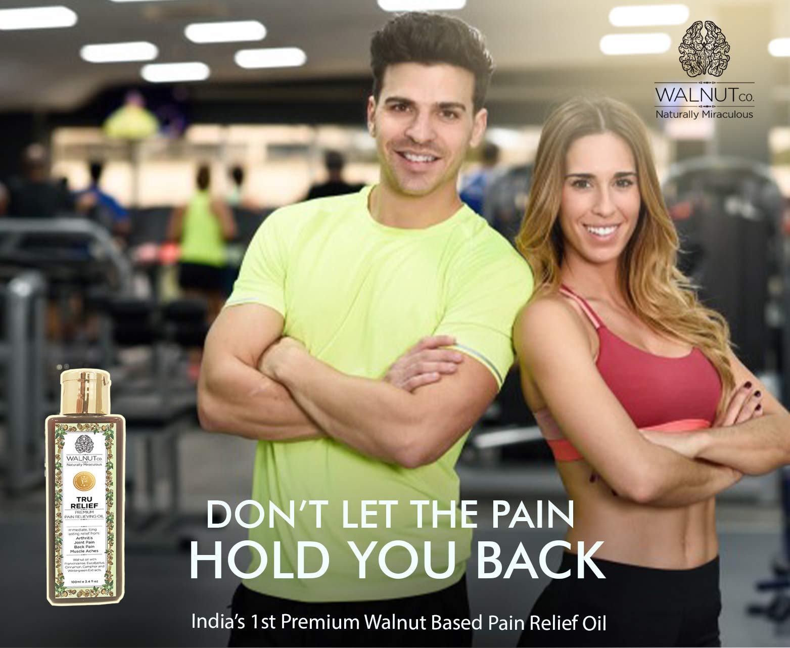 WALNUT co Tru Relief Pain Oil India’s 1st Premium Walnut Based