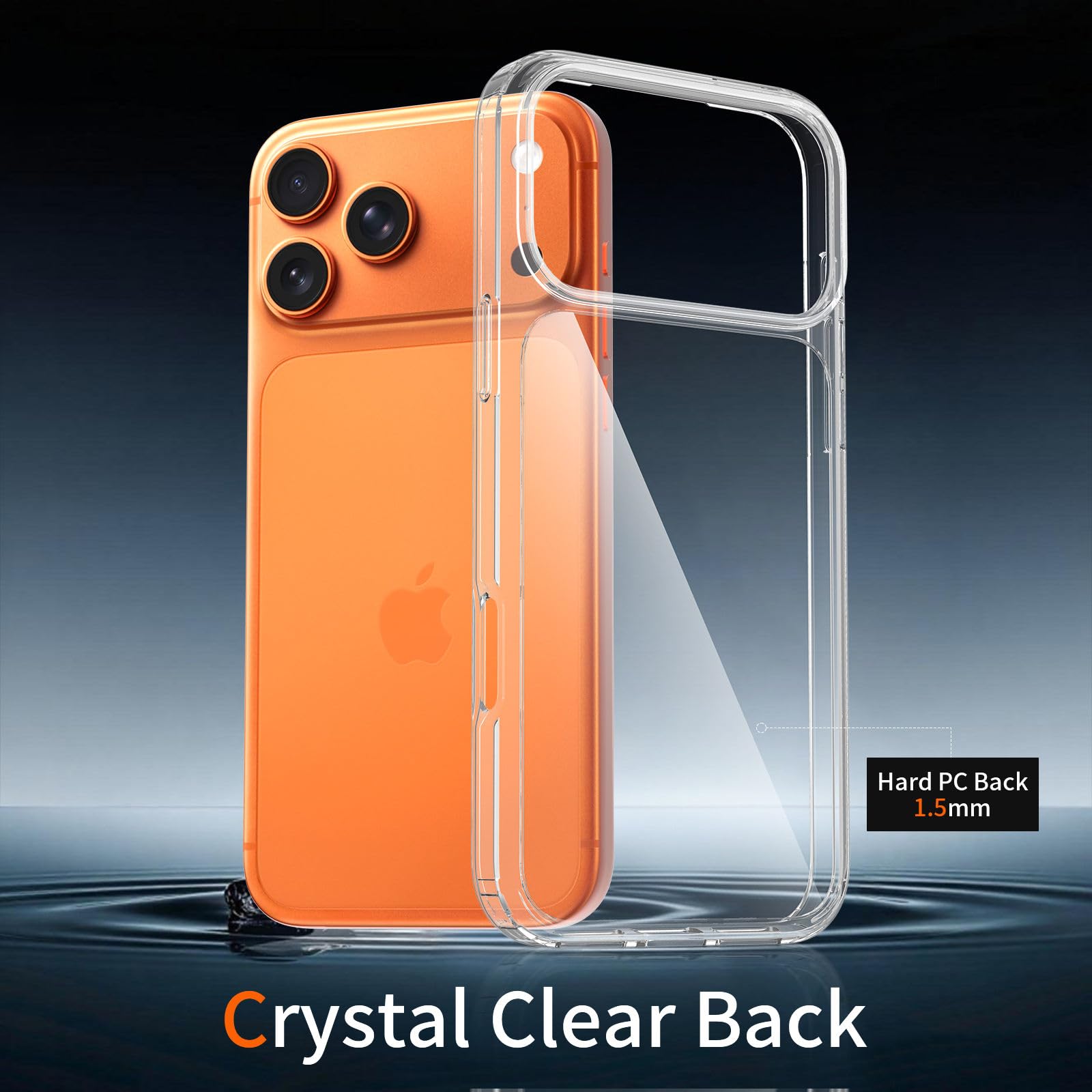 DIZORO® Crystal Clear Compatible with iPhone 18 Pro / 17 Pro Case with Anti-Yellow Shockproof Transparent Cover — Amazon image 8