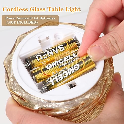 Miniatura 3 de Luces solares para exteriores del árbol de Navidad, luces de vidrio agrietado para jardín, exterior, decoraciones LED decorativas de Navidad para