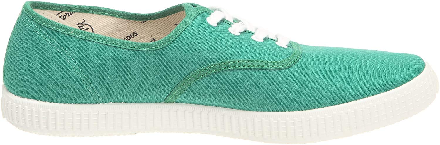 victoria Boy's Inglesa Lona Unisex Adult's Low-Top Sneakers, Green (Verde), 9 M |11 W, (43 EU)