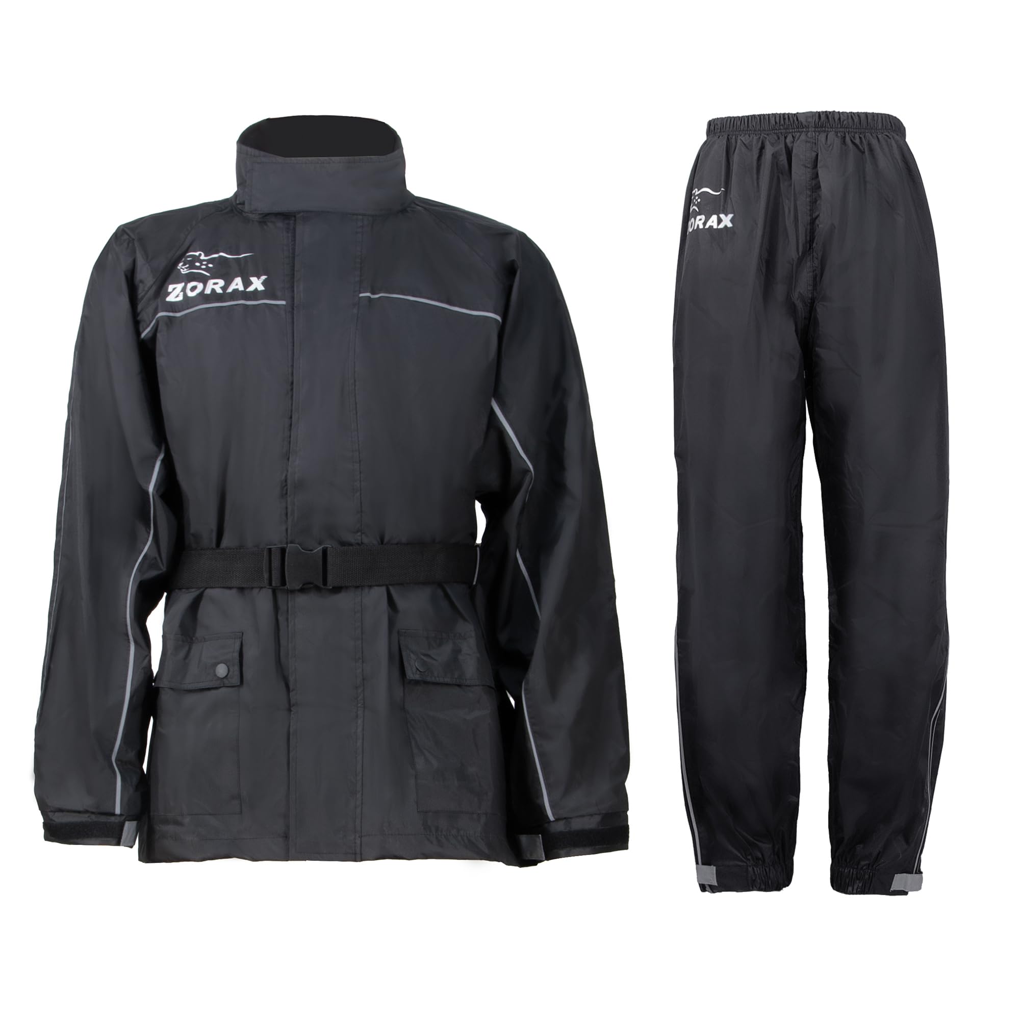 Zorax Wasserdicht Winddicht Motorrad Motorrad Zweiteiliger Regenanzug Regenmantel Regenjacke Regenhose Regenhose Regenbekleidung