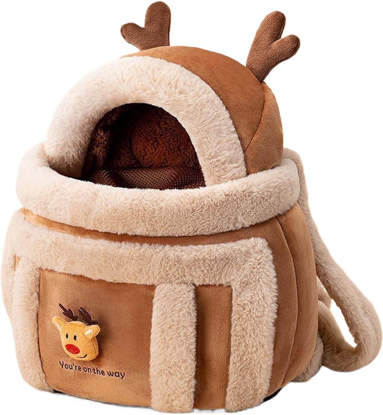 Pet Carrier Backpack Warm Travel Bag Winter Puppy Outgoing Backpack Multi-Functional Dog Carrier Bag Cat Winter Travel Bags