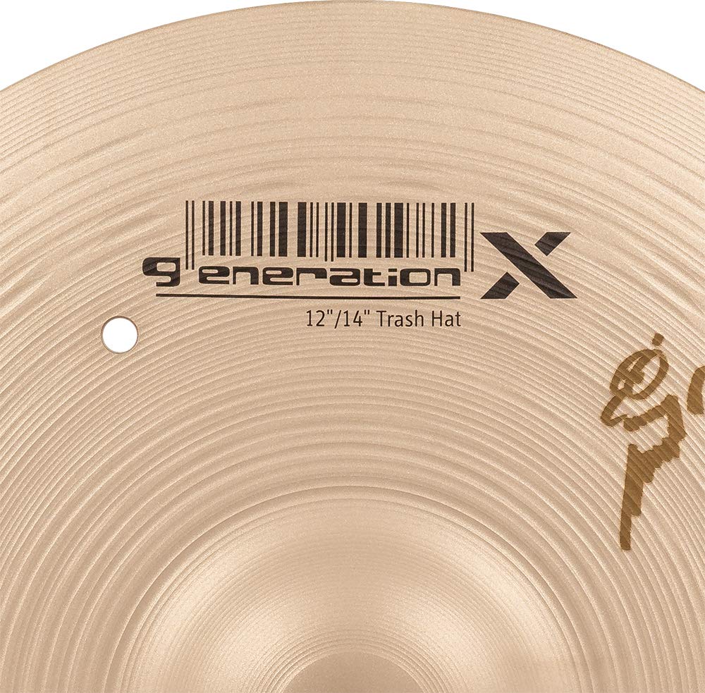 Meinl Cymbals GX-12/14TH Generation X Serie Trash Hat Beckenset Benny Greb Signature 30,5 cm (12 Zoll) - 35,6 cm (14 Zoll)