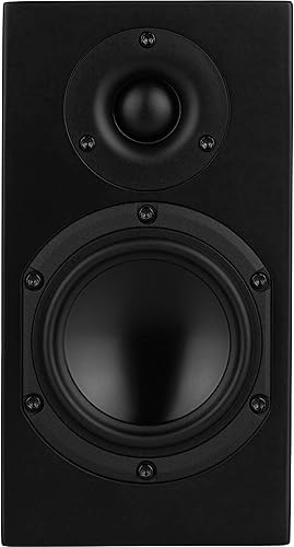 Miniatura 4 de Dayton Audio Altavoces de escritorio alimentados M4 con Bluetooth y USB DAC  Control remoto incluido  Potencia máxima de 150 W  Par (negro, 4