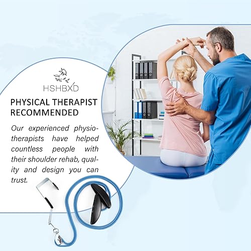 Miniatura 7 de Polea de hombro sobre la puerta Sistema de fisioterapia, polea de ejercicio para terapia física, alivia el dolor de hombro y facilita la