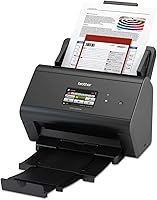 Vista 3 de Brother Escáner de documentos inalámbrico ImageCenter ADS-2800W, escaneo de varias páginas, pantalla táctil a color, optimización de imagen