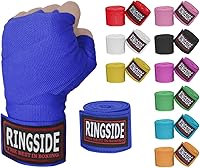 Vista 23 de Ringside Mexican Style Boxing Hand Wraps (Pairs) - 180" Semi-Elastic Cotton Blend Wrist Support with Thumb Loop for MMA, Muay Thai, Kickboxing