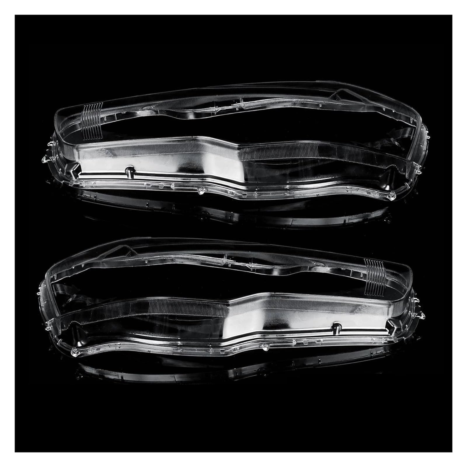 Caches de phares avant transparents pour Mitsubishi Lancer Ex 2008-2016