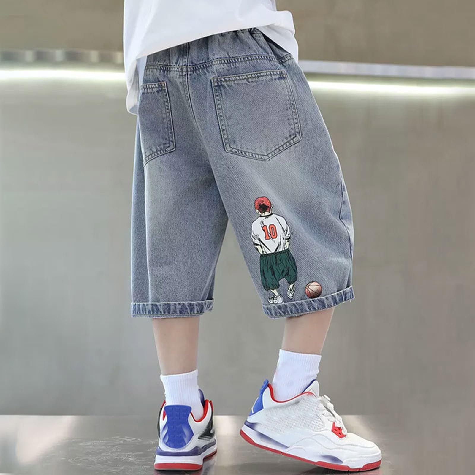 Pantalones Vaqueros Elegantes para Niños 3-14 Años Slim Fit