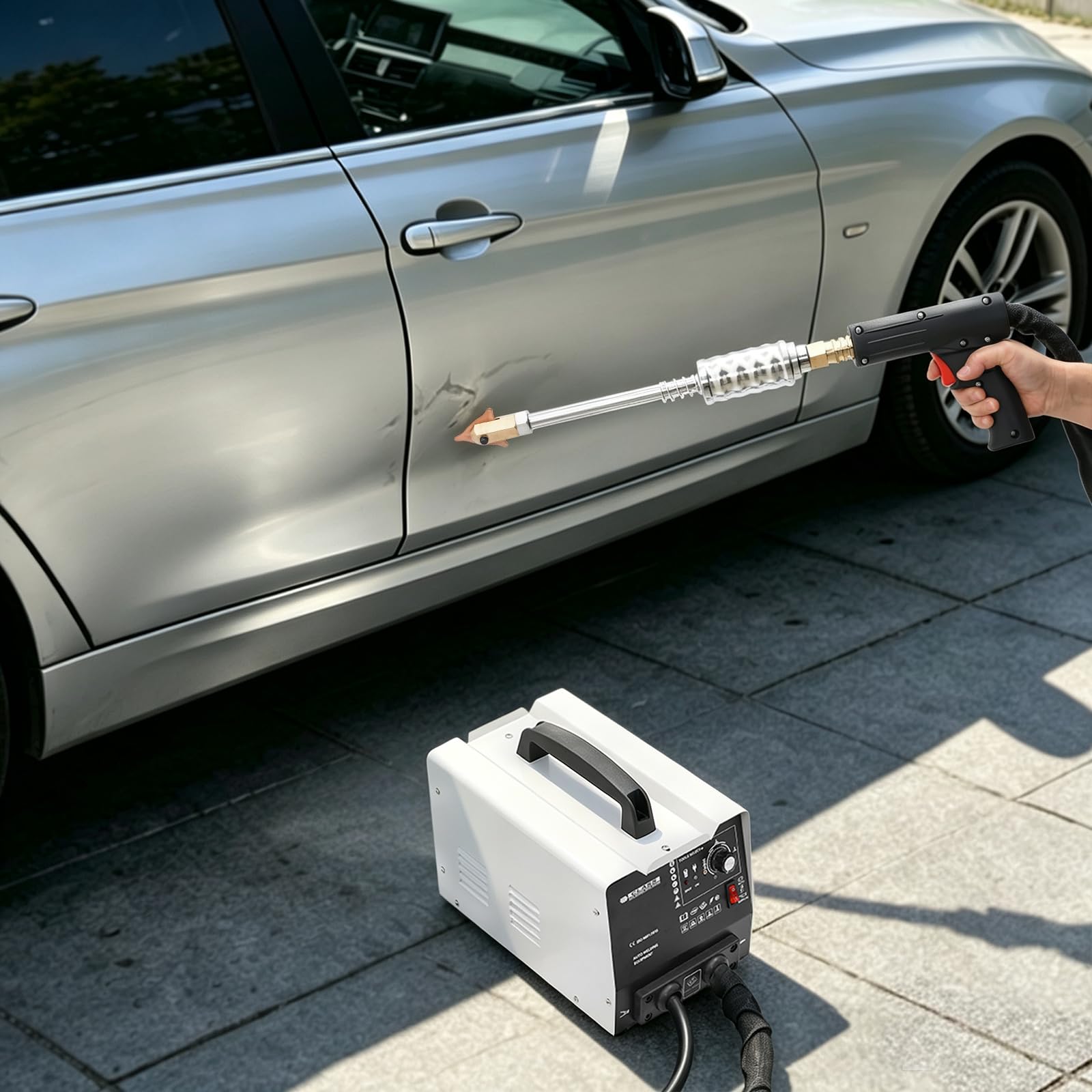 Faretto per ammaccature per carrozzeria, 3 kW, 3500 A, saldatrice a punti