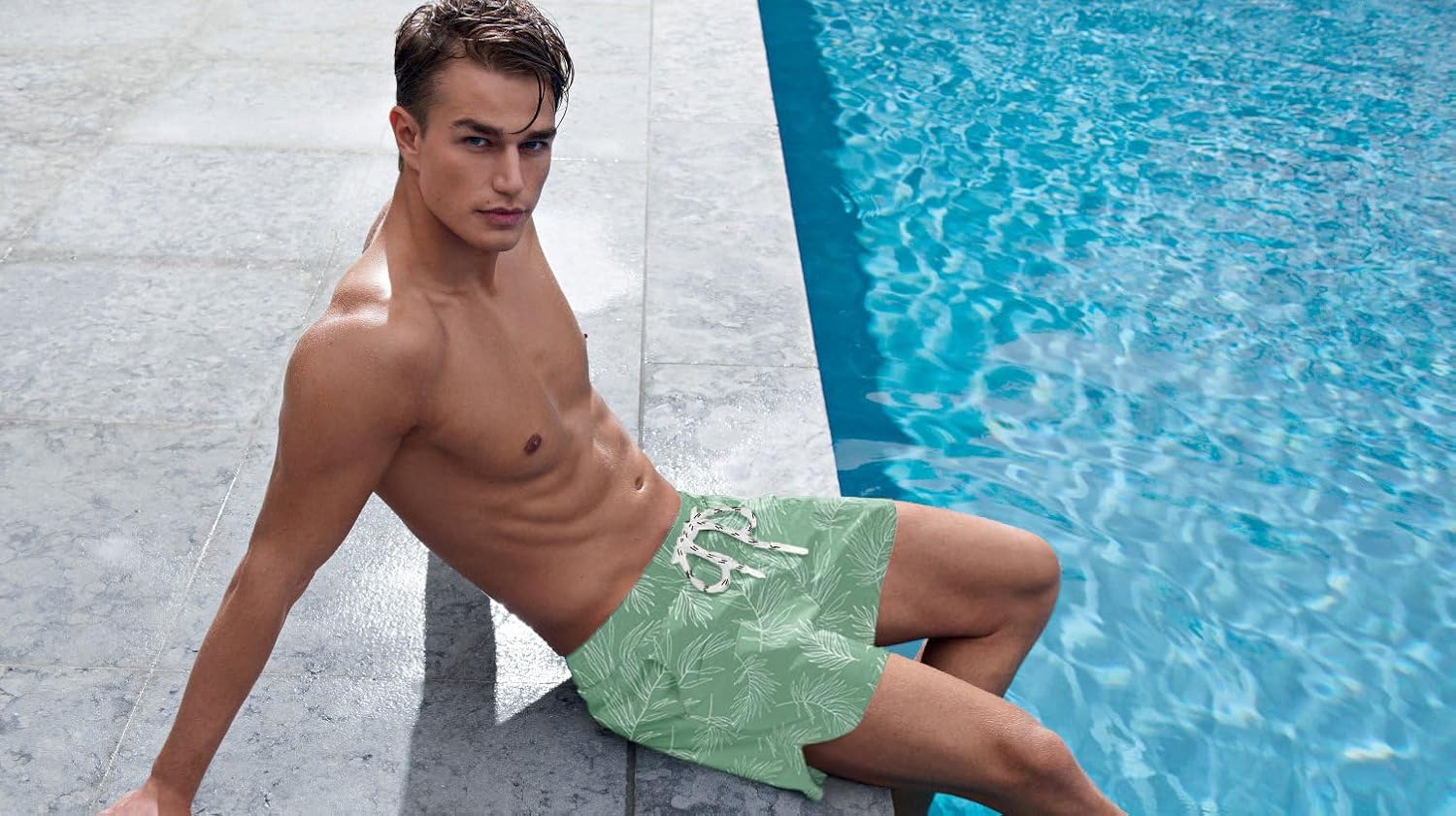 COOFANDY Men's Swim Trunks Quick Dry Board Shorts Swimsuit Swimwear Bathing Suit - Image 2