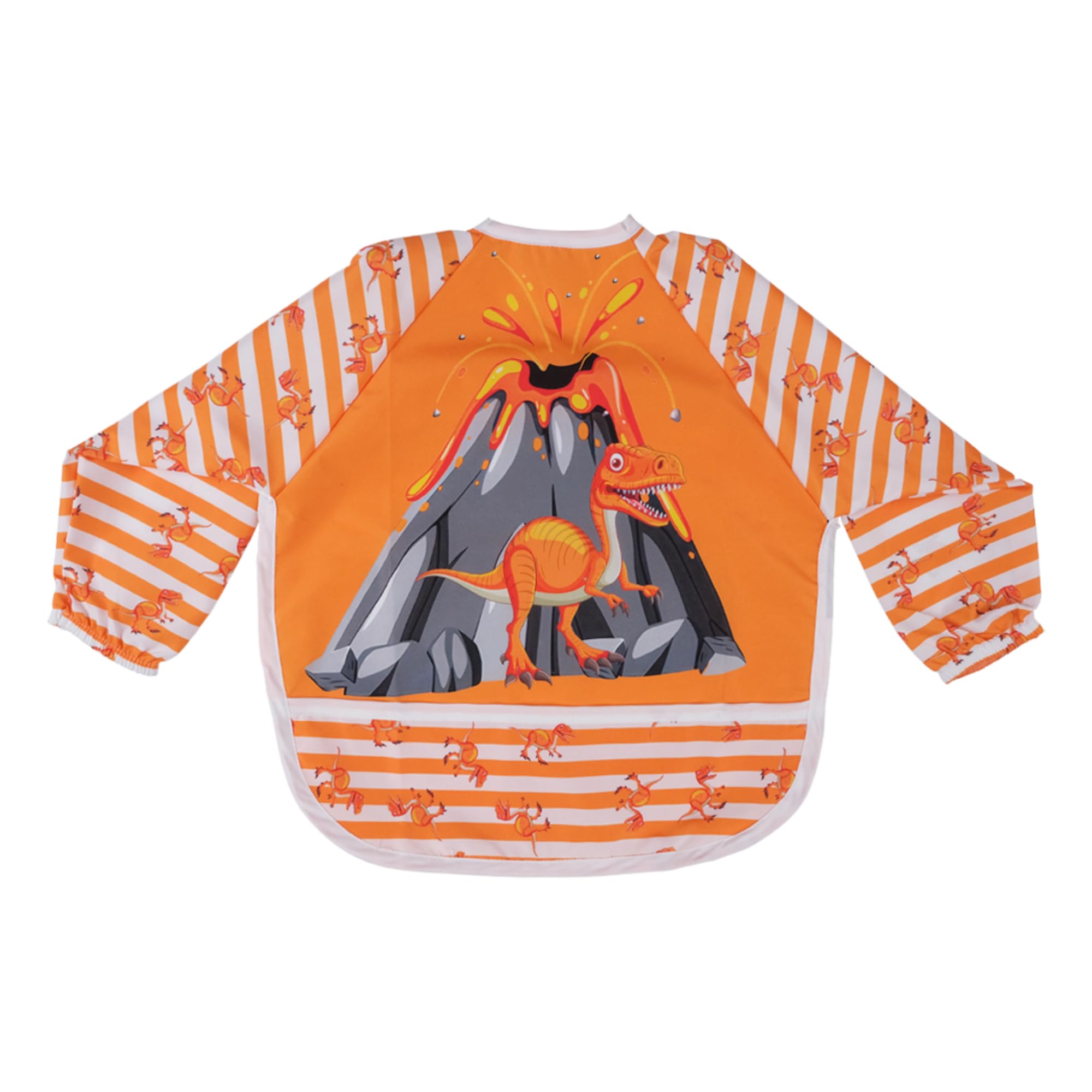 Baby Bibs for Feeding - Waterproof, Soft, Adjustable - Easy to Clean, Lightweight, Comfortable for Infants and Babies (1, volcano)