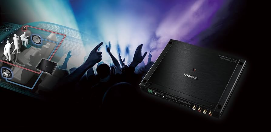 KENWOOD XR400-4 パワーアンプ Amazon.co.jp: ケンウッド Dクラス4チャンネルパワーアンプ