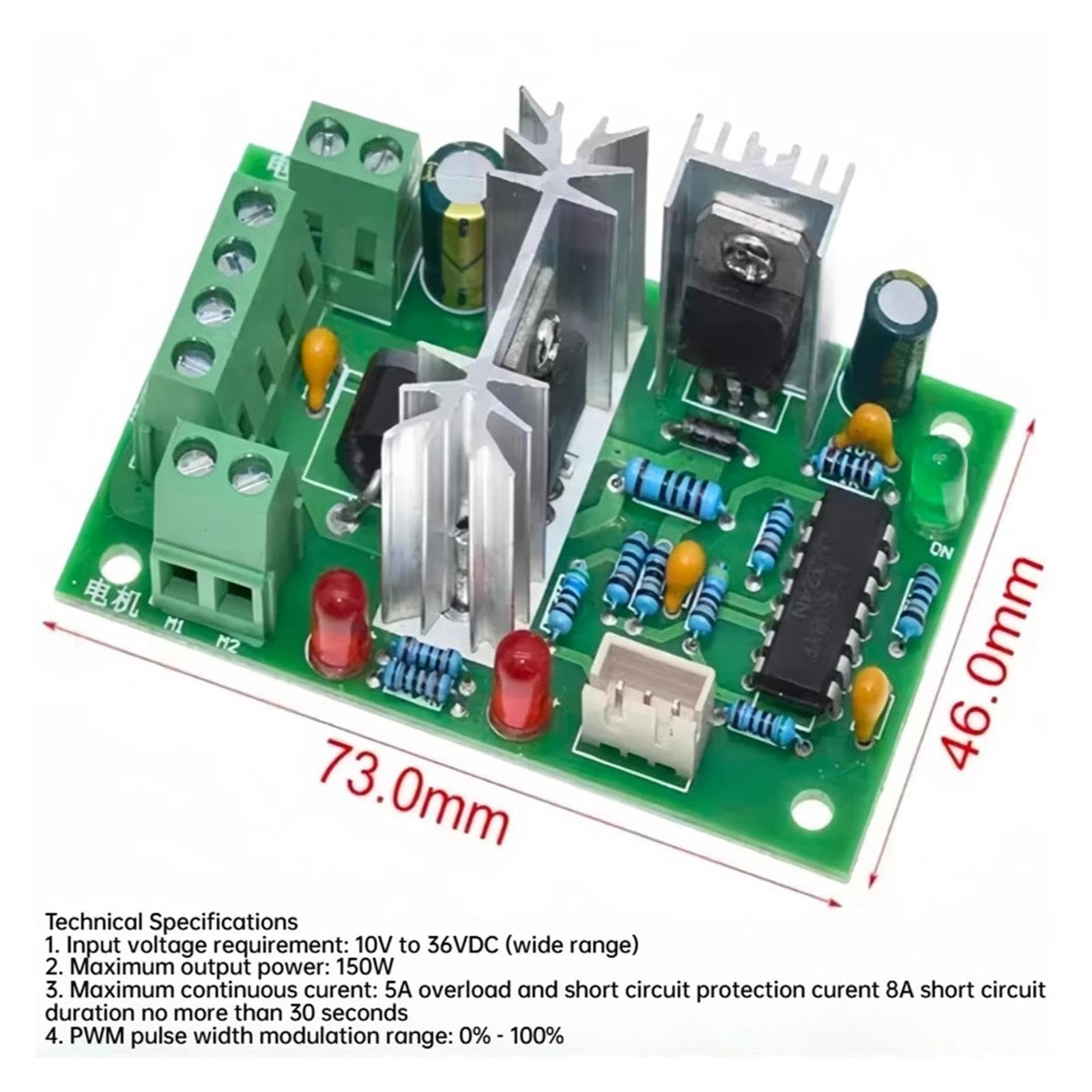 Moteur réducteur à vis sans fin turbine, 12 V, 24, 4632-395